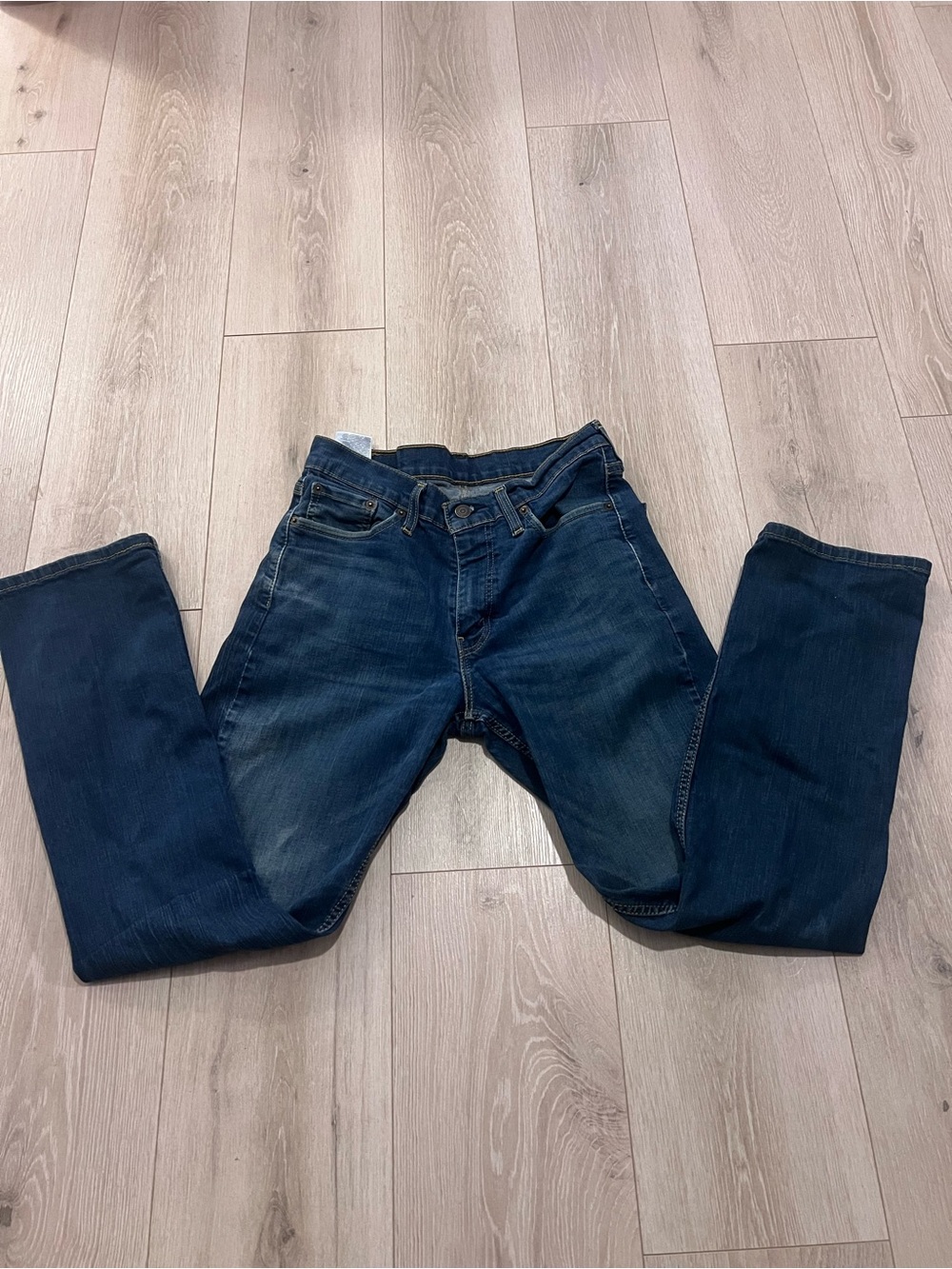 Levi's Straight Fit Indigo Blue Men's Jeans